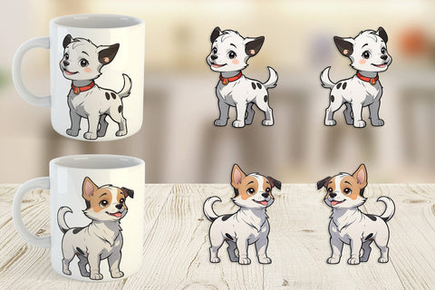 Mug Wrap Cute Dog Sublimation artnoy 