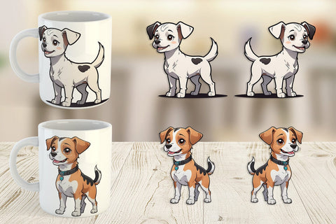 Mug Wrap Cute Dog Sublimation artnoy 