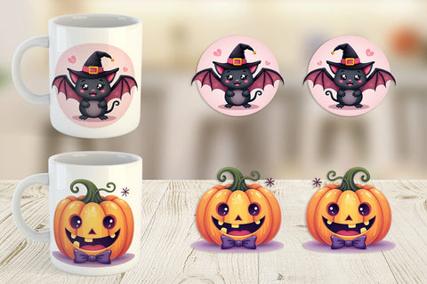 Mug Wrap Cute Halloween Sublimation artnoy 