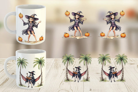 Mug Wrap Cute Summerwitch Vibes Sublimation artnoy 