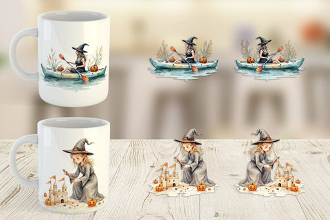 Mug Wrap Cute Summerwitch Vibes Sublimation artnoy 