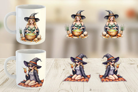 Mug Wrap Cute Summerwitch Vibes Sublimation artnoy 