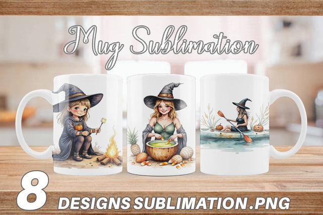 Mug Wrap Cute Summerwitch Vibes Sublimation artnoy 
