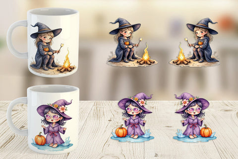 Mug Wrap Cute Summerwitch Vibes Sublimation artnoy 