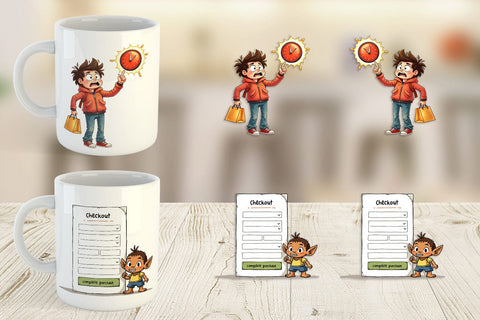 Mug Wrap Cyber Catastrophes Sublimation artnoy 