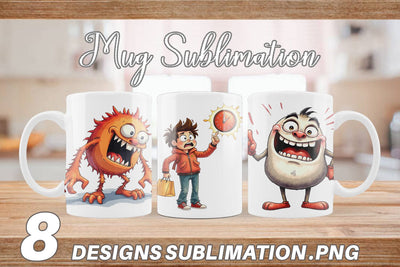 Mug Wrap Cyber Catastrophes Sublimation artnoy 