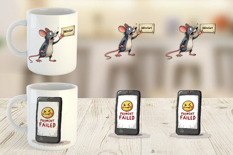Mug Wrap Cyber Monday Glitchfest Sublimation artnoy 