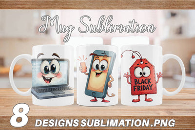 Mug Wrap Cyber Sale Tech Sublimation artnoy 