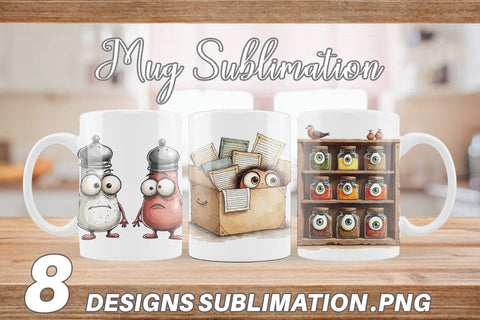 Mug Wrap Cynical Farmhouse Decor Sublimation artnoy 