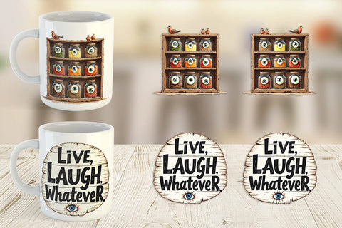 Mug Wrap Cynical Farmhouse Decor Sublimation artnoy 