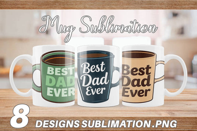 Mug Wrap Dad’s Coffee Mug Sublimation artnoy 