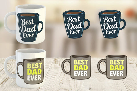 Mug Wrap Dad’s Coffee Mug Sublimation artnoy 