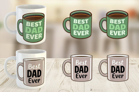 Mug Wrap Dad’s Coffee Mug Sublimation artnoy 