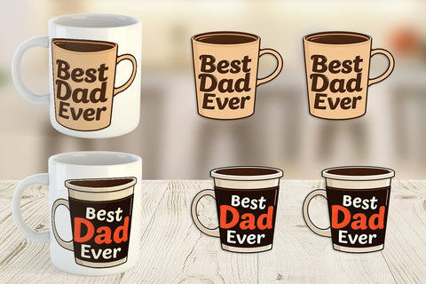 Mug Wrap Dad’s Coffee Mug Sublimation artnoy 