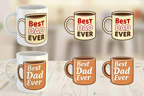 Mug Wrap Dad’s Coffee Mug Sublimation artnoy 