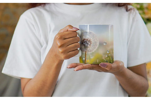 Mug Wrap Dandelion Flower Sublimation artnoy 
