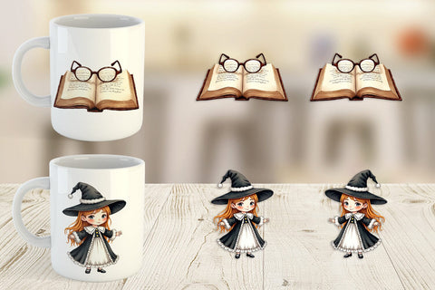 Mug Wrap Dark Academia Scholarly Christmas Sublimation artnoy 