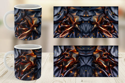 Mug Wrap Dark Silk Satin Sublimation artnoy 