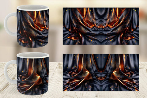 Mug Wrap Dark Silk Satin Sublimation artnoy 