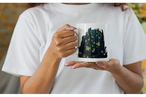 Mug Wrap Deep Forest Sublimation artnoy 
