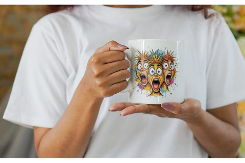 Mug Wrap Desert Animal Heat Hysteria Ink Sketch Sublimation artnoy 