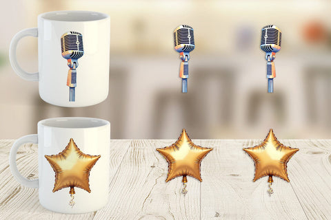 Mug Wrap Disco Diva Mom Sublimation artnoy 