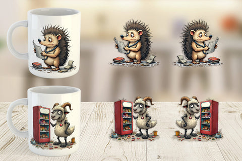 Mug Wrap Doctor Chaos Critters Sublimation artnoy 