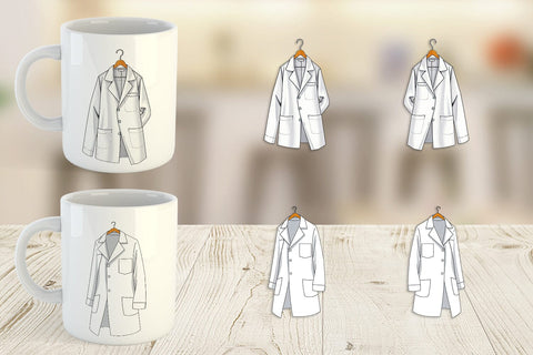 Mug Wrap Doctor Coat Sublimation artnoy 