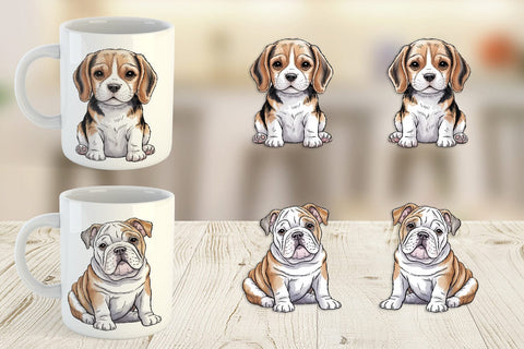 Mug Wrap Dog Nursery Sublimation artnoy 