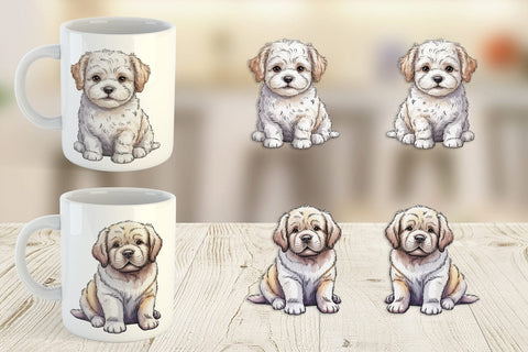 Mug Wrap Dog Nursery Sublimation artnoy 