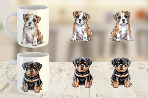 Mug Wrap Dog Nursery Sublimation artnoy 