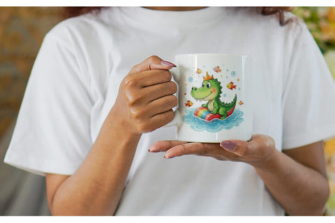 Mug Wrap Doodle Dream Animals Sublimation artnoy 