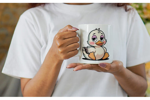 Mug Wrap Duck Mood Sublimation artnoy 
