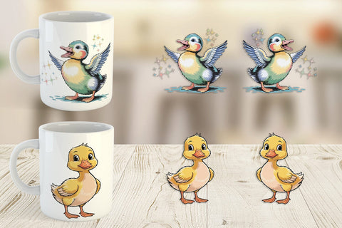Mug Wrap Duck Mood Sublimation artnoy 