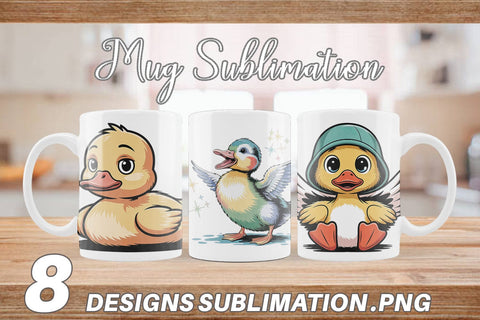 Mug Wrap Duck Mood Sublimation artnoy 