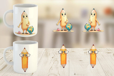 Mug Wrap Eager Pencil Sublimation artnoy 
