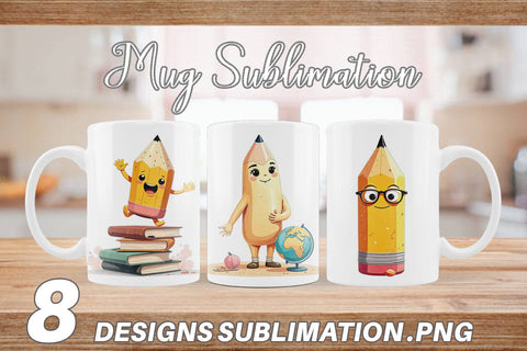 Mug Wrap Eager Pencil Sublimation artnoy 