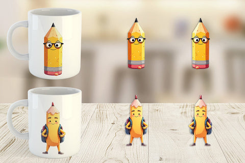 Mug Wrap Eager Pencil Sublimation artnoy 