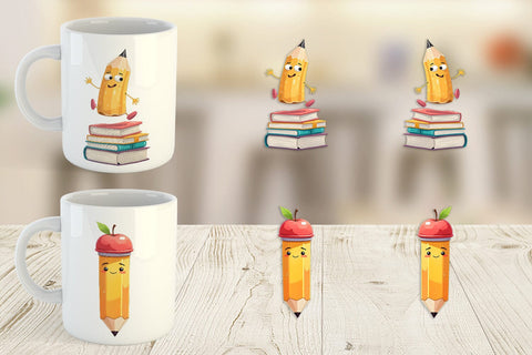 Mug Wrap Eager Pencil Sublimation artnoy 