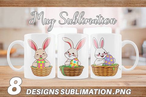 Mug Wrap Easter Bunny Sublimation artnoy 