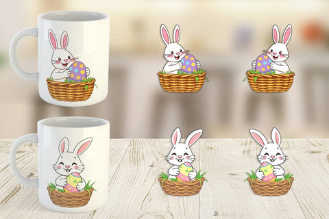 Mug Wrap Easter Bunny Sublimation artnoy 