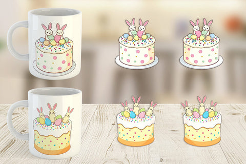 Mug Wrap Easter Cake Sublimation artnoy 