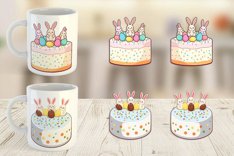 Mug Wrap Easter Cake Sublimation artnoy 