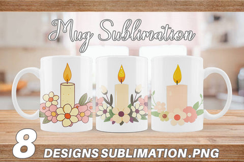 Mug Wrap Easter Candle Sublimation artnoy 