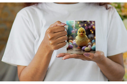 Mug Wrap Easter Chick Sublimation artnoy 