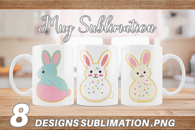 Mug Wrap Easter Cookie Sublimation artnoy 