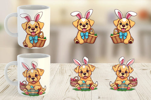 Mug Wrap Easter Dog Sublimation artnoy 