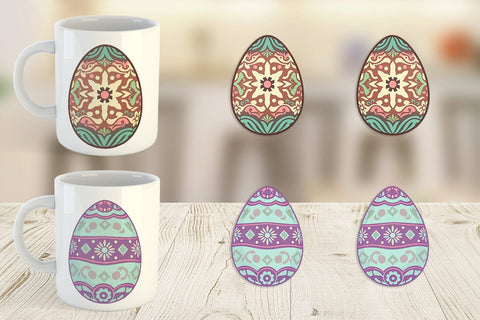 Mug Wrap Easter Egg Sublimation artnoy 
