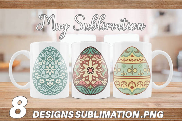 Mug Wrap Easter Egg Sublimation artnoy 