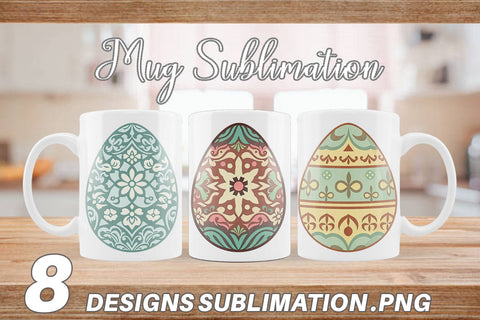 Mug Wrap Easter Egg Sublimation artnoy 